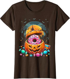 Donut Pumpkin Halloween Costume Funny Doughnut Sprinkle
