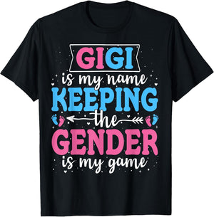 Keeper of The Gender Gigi Baby Announcement Family Party