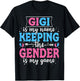 Keeper of The Gender Gigi Baby Announcement Family Party