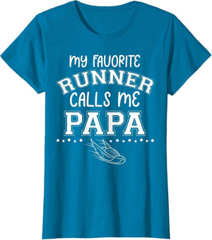 Proud Running Grandpa My Favorite Runner Calls Me Papa Dad