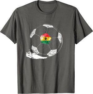 Vintage Soccer Ghana Flag Ghanaian Pride