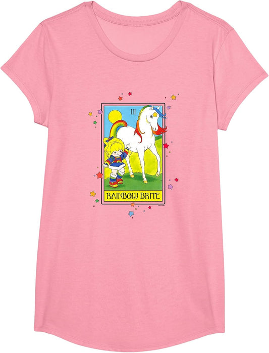 Rainbow Brite & Starlite Vintage Colorful Tarot Card