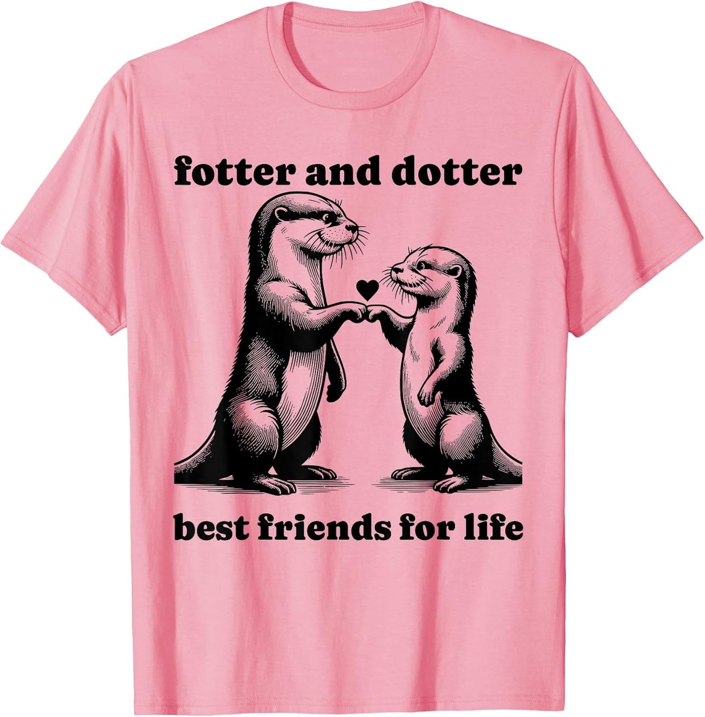 Father and Daughter Matching Dad Otter Pun Fotter Dotter