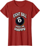 Eight Ball Makes Me Happy Billiards Design