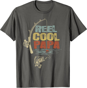 Funny Fisherman Vintage Reel Cool Papa