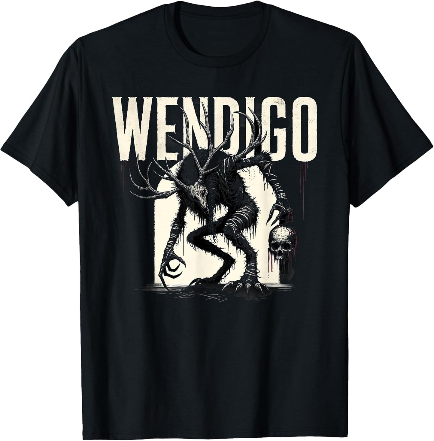 Wendigo Monster Skinwalker Cryptid Evil Horror Monster