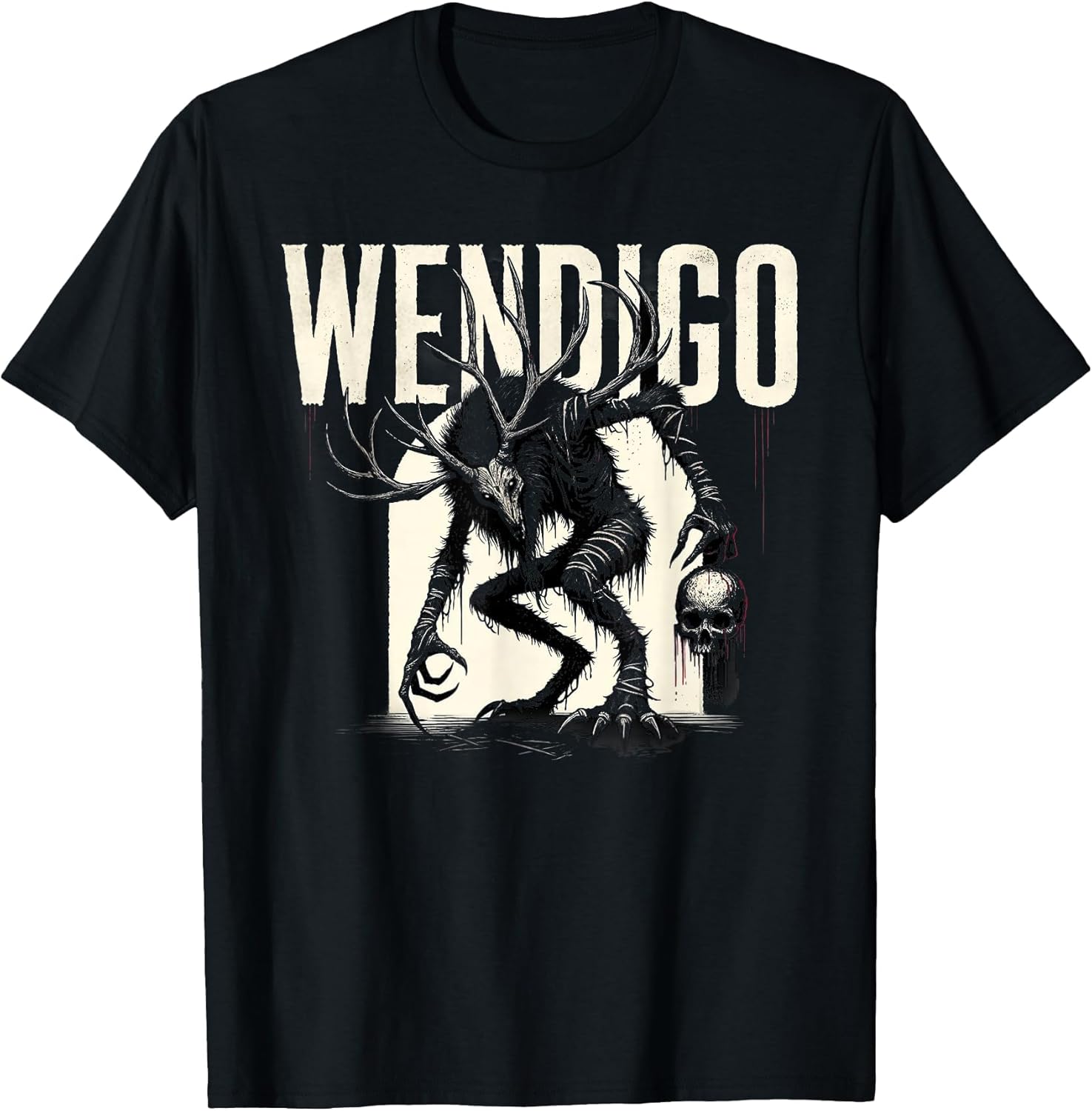 Wendigo Monster Skinwalker Cryptid Evil Horror Monster