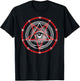 Pentagram with Occult Symbols, God Eye & Snake Eating Itself