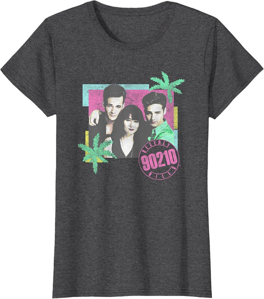 Beverly Hills 90210 Group Shot Retro Square Portrait