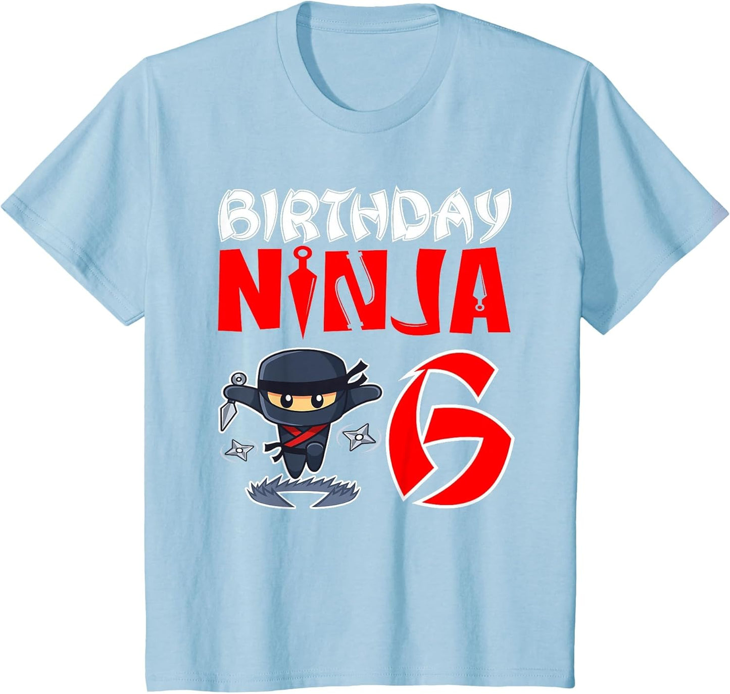 Birthday Ninja for 6 Year Old Little Ninja 6th Birthday