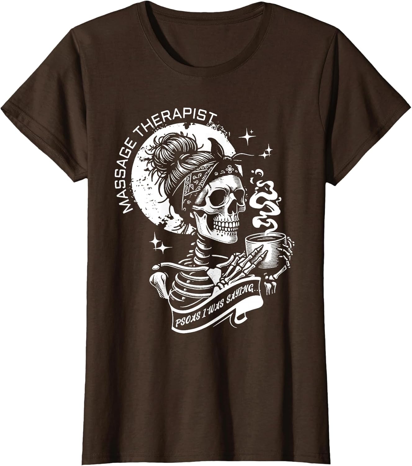 Psoas I was Saying Skeleton Coffee Massage Therapist LMT