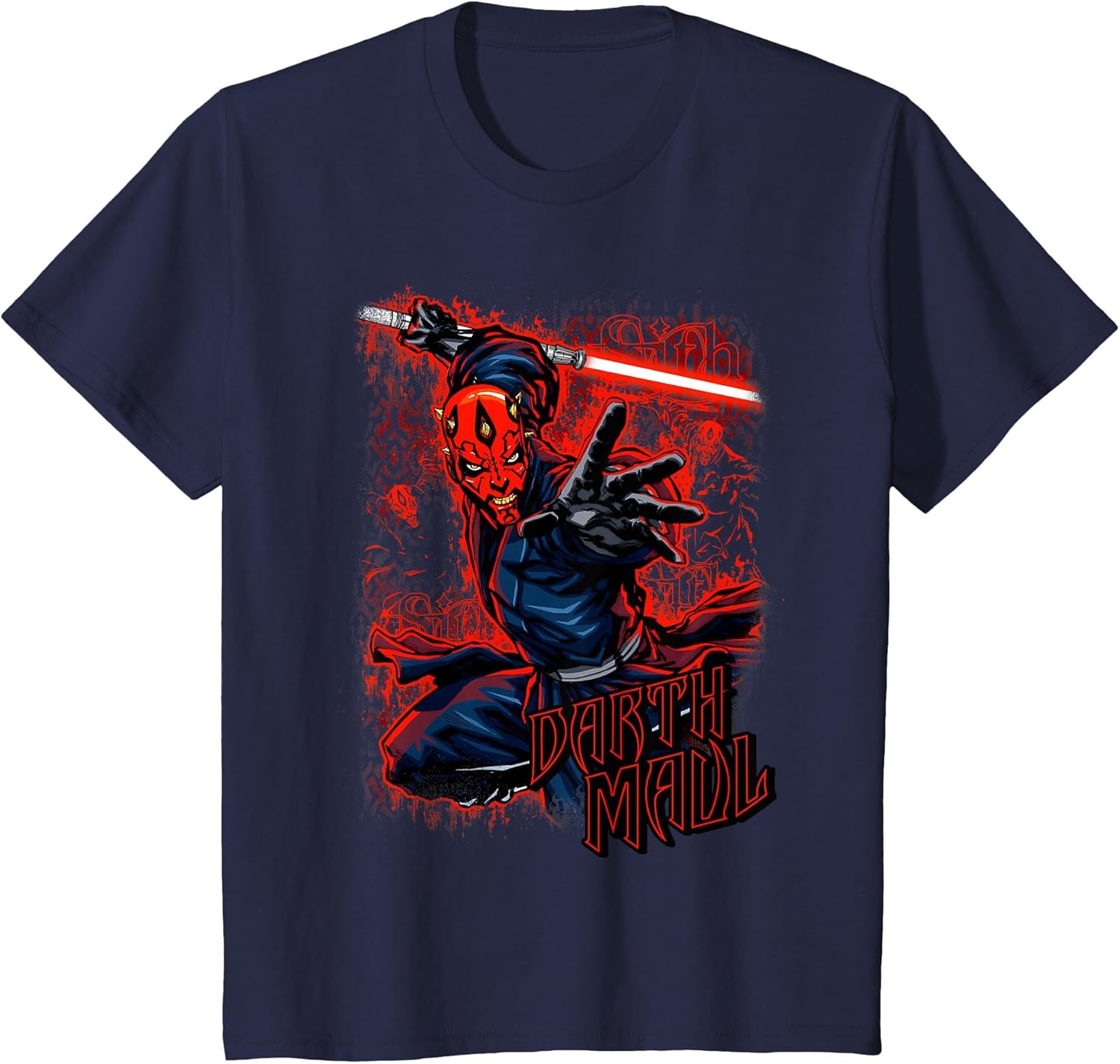 Star Wars Darth Maul Red Saber Portrait