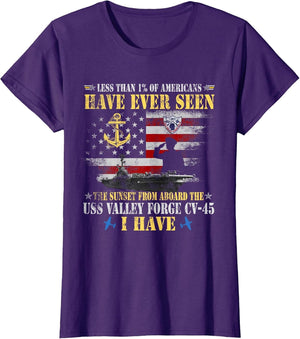 USS Valley Forge CV-45 Aircraft Carrier Less Than 1% Seen