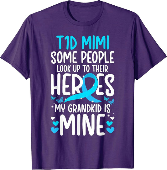 T1D Diabetes Warrior Mimi Grandma Type 1 Diabetes Awareness
