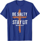 Men Christian-Shirt Be Salty Stay Lit Religious Cross Jesus