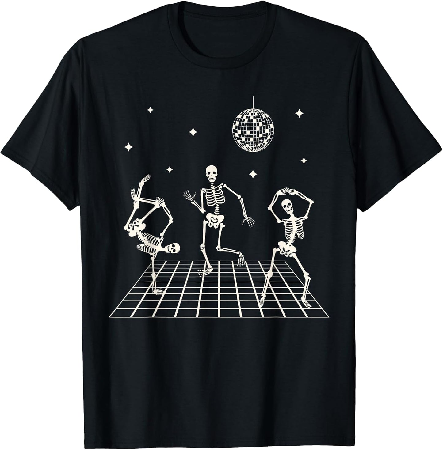 Skeletons Dancing at The Club with a Disco Ball Halloween
