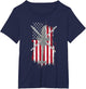 AH-64 Apache American Flag Military Gunship Shirt