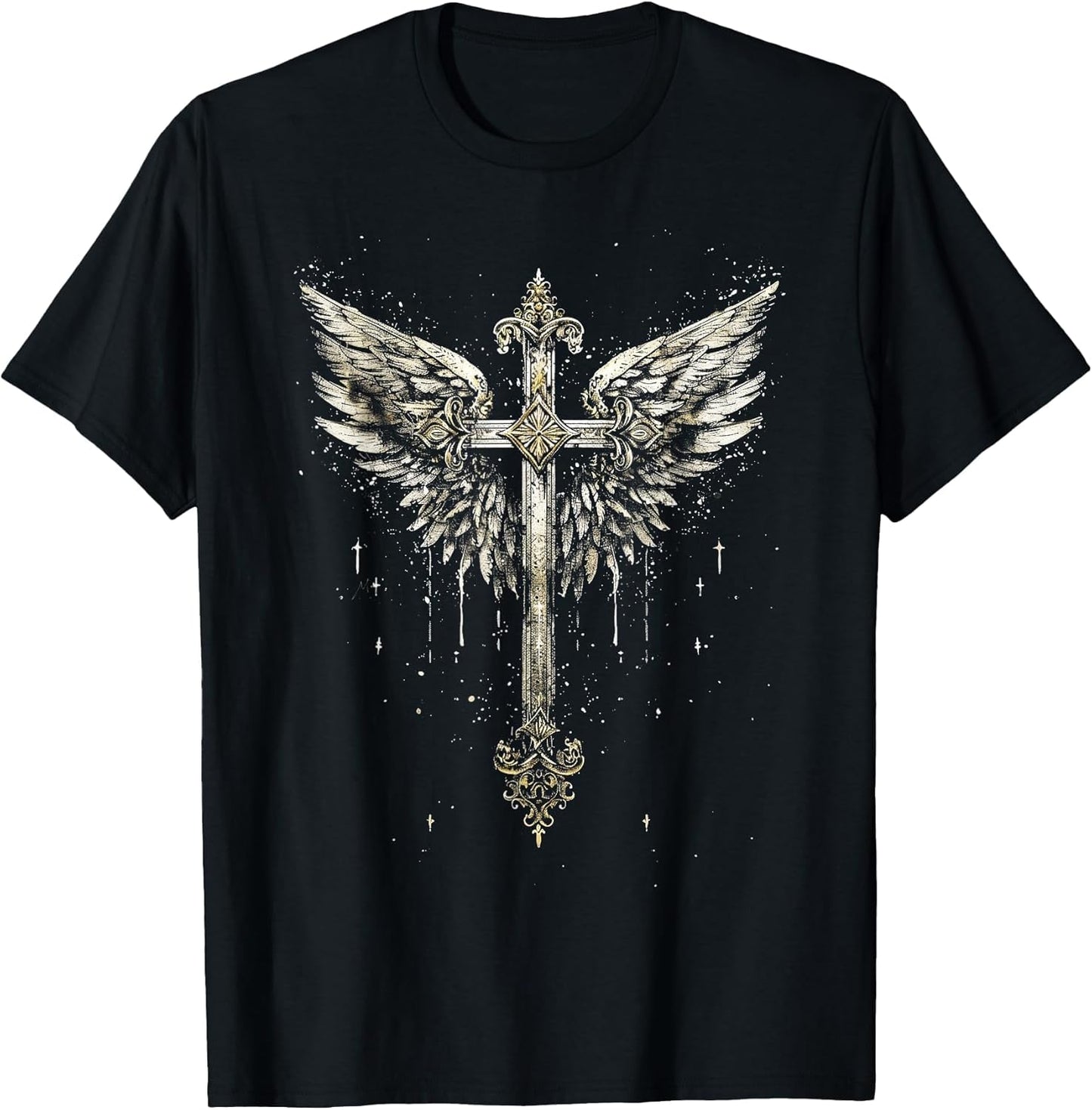 Jesus Cross Christian Angelic Wings Angel Wings