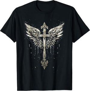 Jesus Cross Christian Angelic Wings Angel Wings