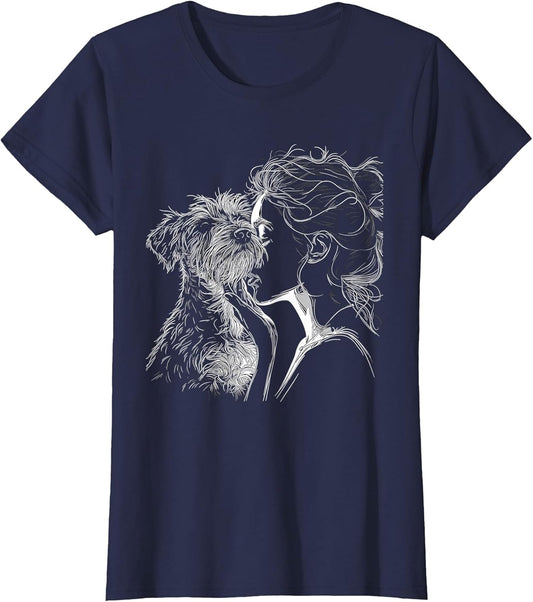 Schnauzer Mom Dog Art Schnauzer Lover Mother's Day