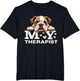 Funny Puppy My Therapist English Bulldog Dog