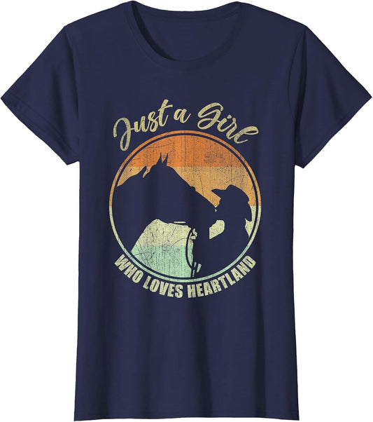 Just A Girl Who Loves Heartland Cowgirl Vintage