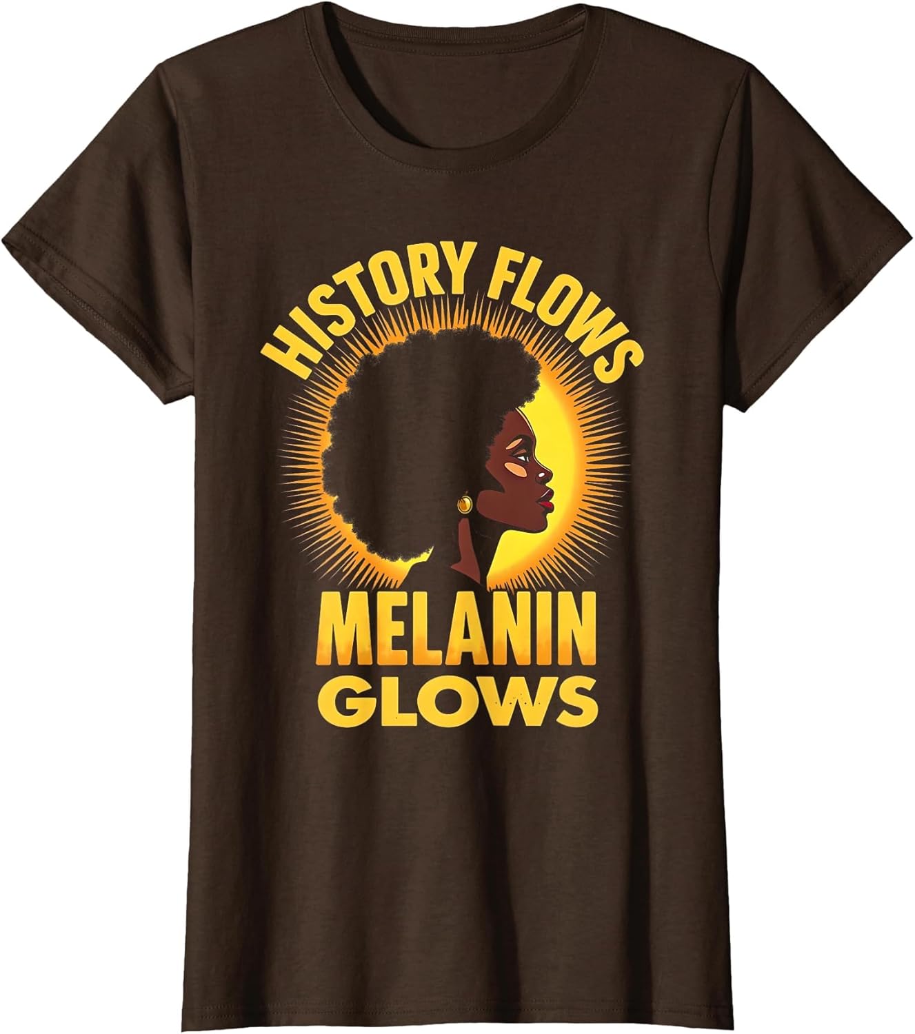History Flows Melanin Glows Black History Design