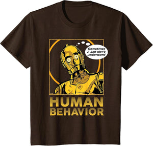 Kids Star Wars C-3PO I Just Don’t Understand Human Behavior Quote