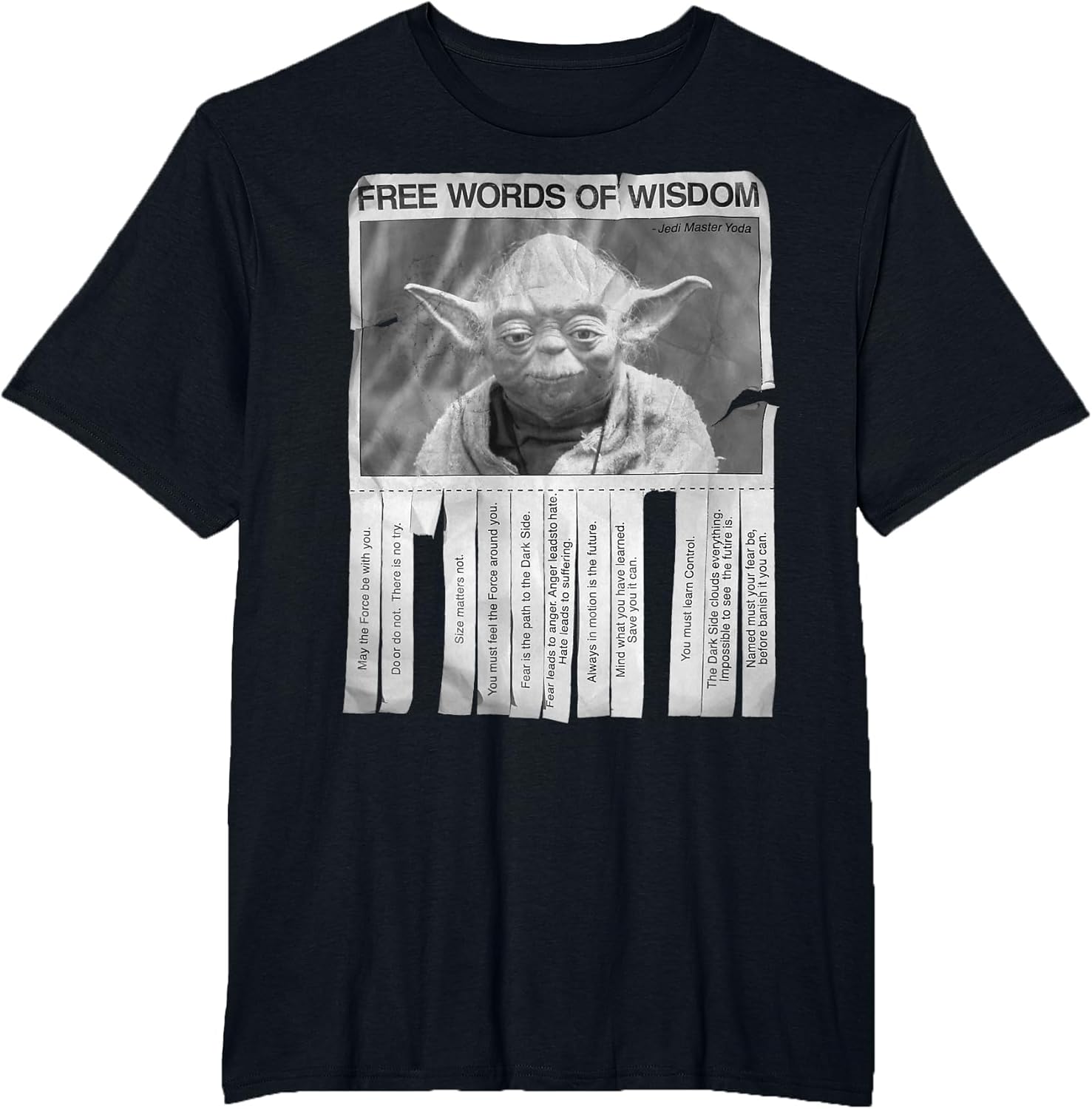 Star Wars Yoda Poster Words Of Wisdom Graphic