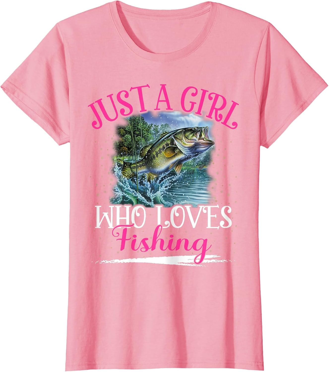 Just A Girl Who Loves Fishing Girls