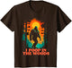 I Poop in The Woods Funny Bigfoot Hiking Sasquatch Retro