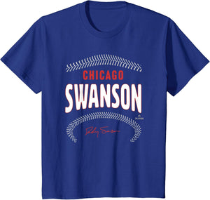 Dansby Swanson Chicago Name & Number (Front & Back)