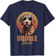 Cool Retro Doodle Uncle Funny Vintage Dog Lovers