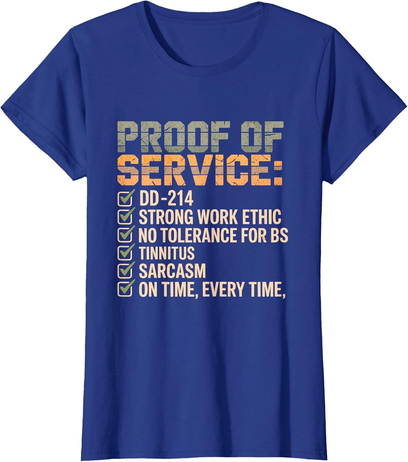 Proof of Service DD-214 Tinnitus Strong Work, Ethic Military