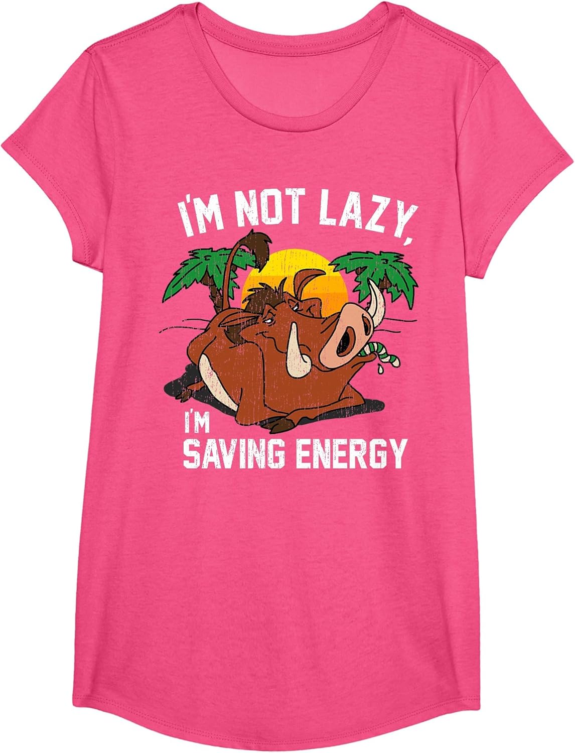 Disney Lion King Lazy Pumbaa Graphic