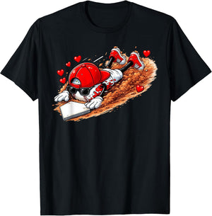 Baseball Valentine's Day Drip Ice Cream Team