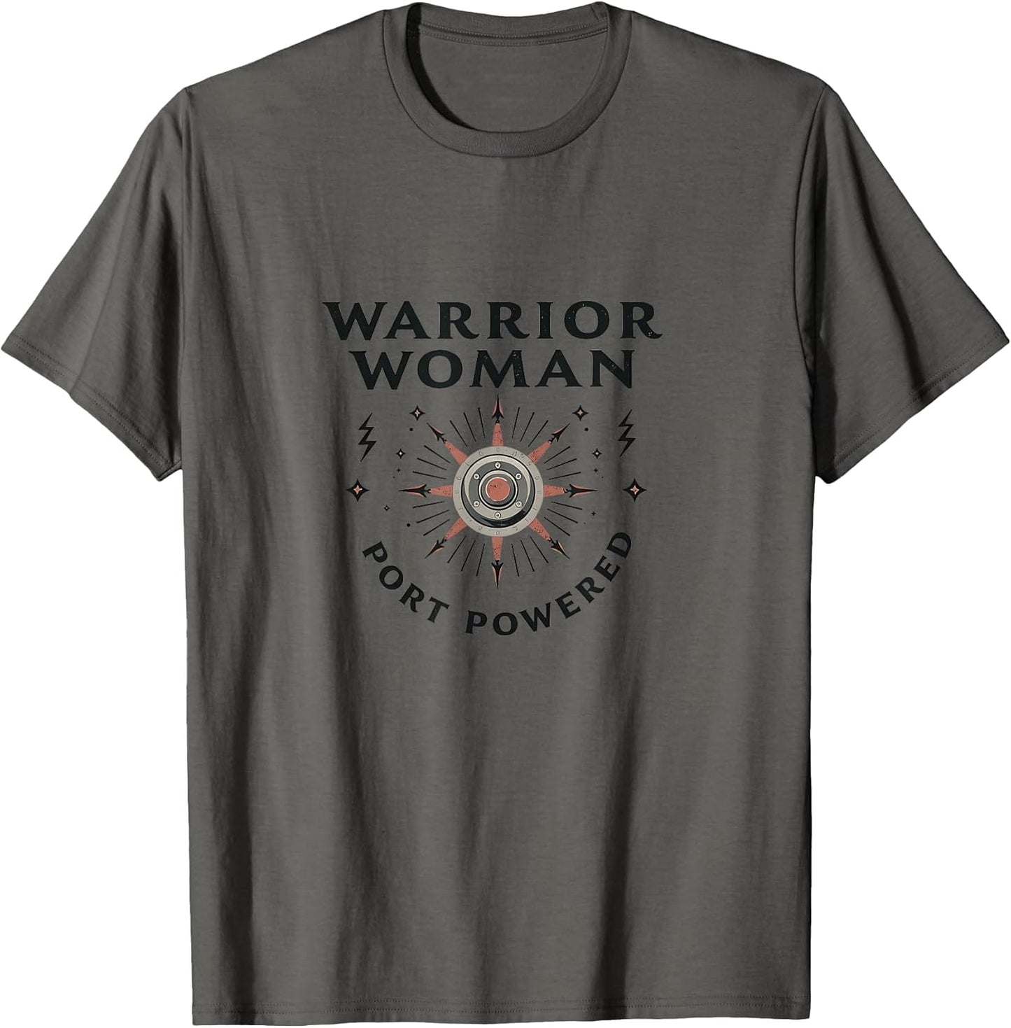 Warrior Woman Port Powered Cancer Fighter Design