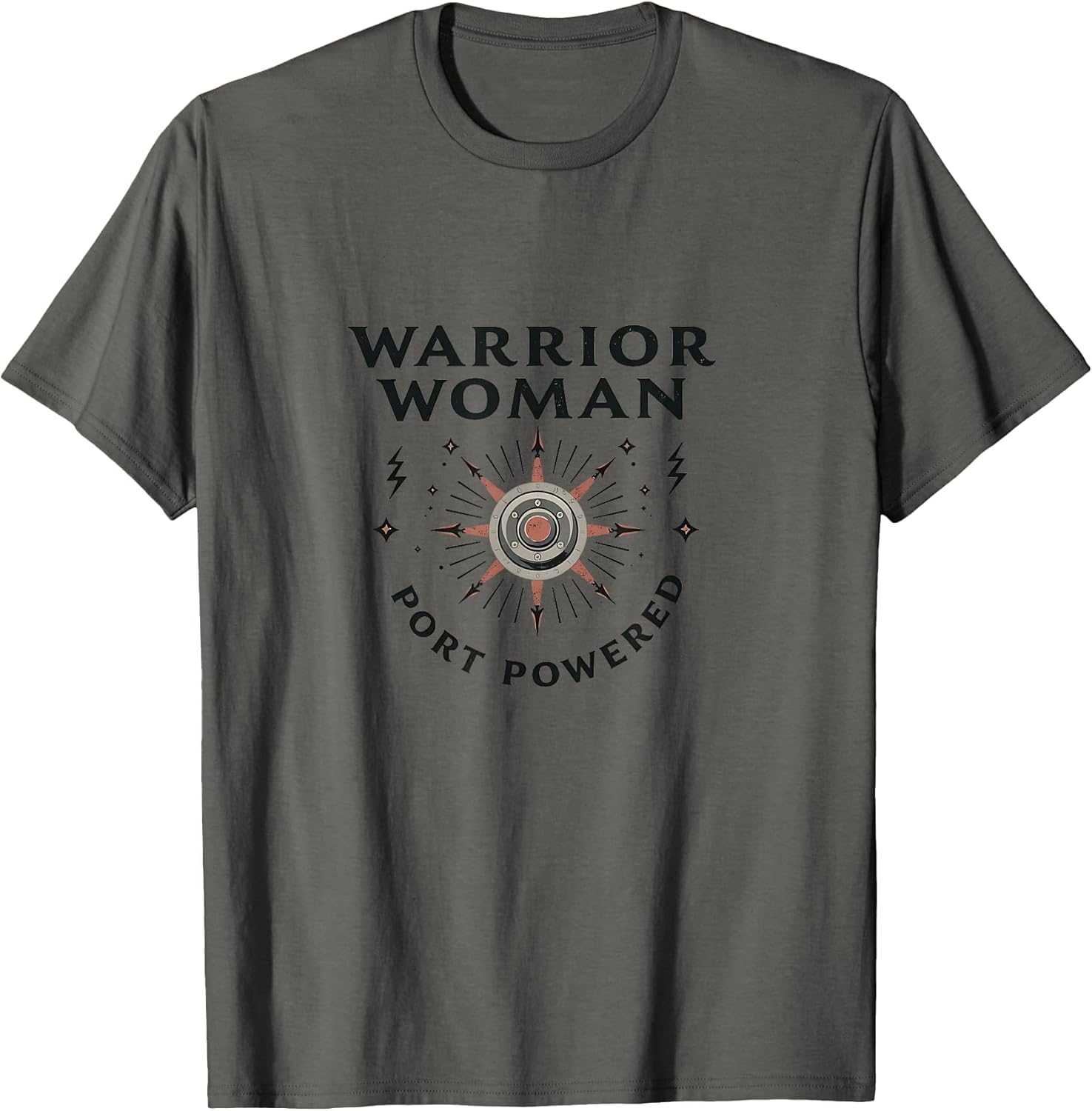 Warrior Woman Port Powered Cancer Fighter Design