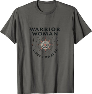 Warrior Woman Port Powered Cancer Fighter Design
