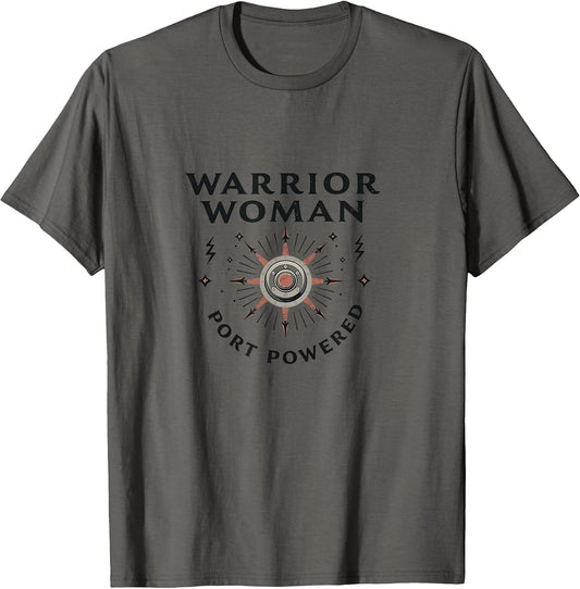 Warrior Woman Port Powered Cancer Fighter Design