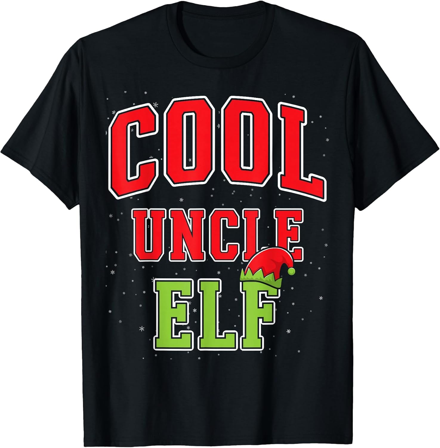 Cool Uncle Elf Christmas Family Matching Group Xmas Uncle