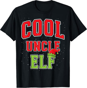 Cool Uncle Elf Christmas Family Matching Group Xmas Uncle