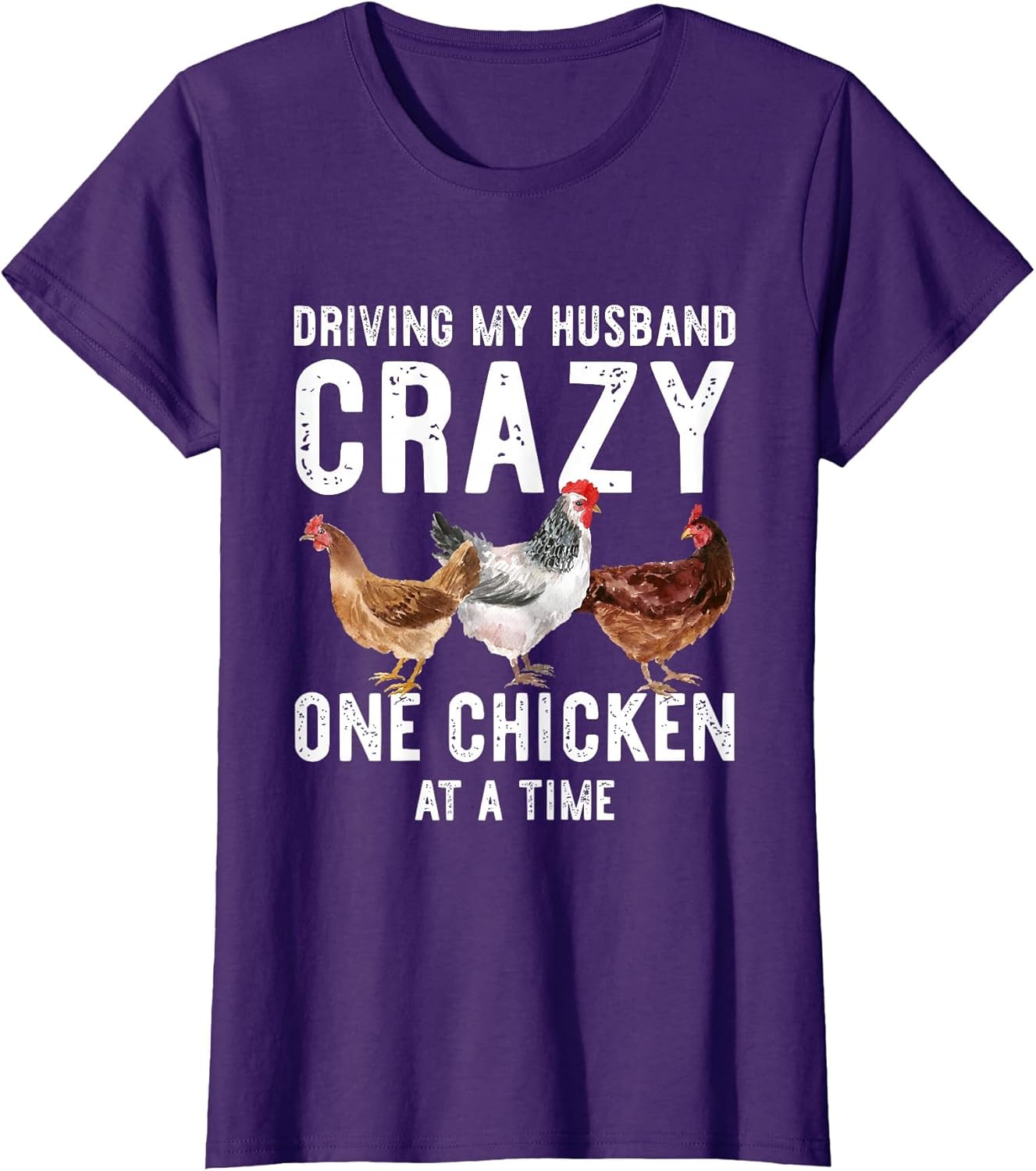 One Chicken at A Time Shirt Funny Chicken Lady Wife Mom