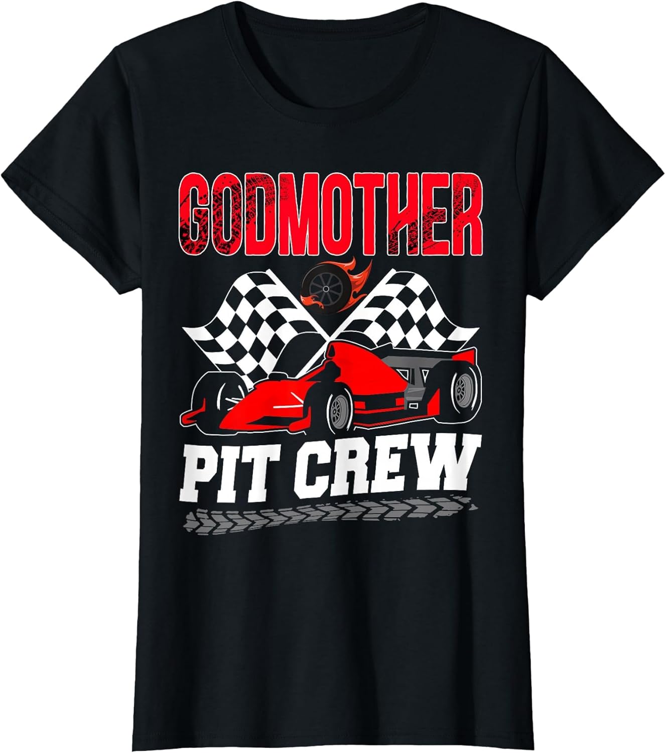 Godmother Pit Crew Racing Family Race Car Birthday Boy