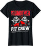 Godmother Pit Crew Racing Family Race Car Birthday Boy