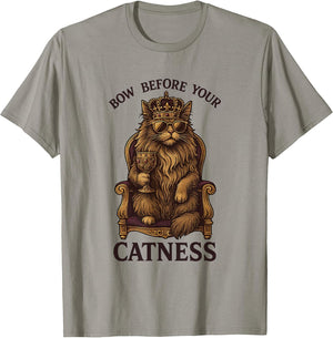 Bow Before Your Catness Royal Crown Funny Cat Lover Gifts