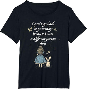 Alice in Wonderland Quote - Whimsical Fantasy World Novel