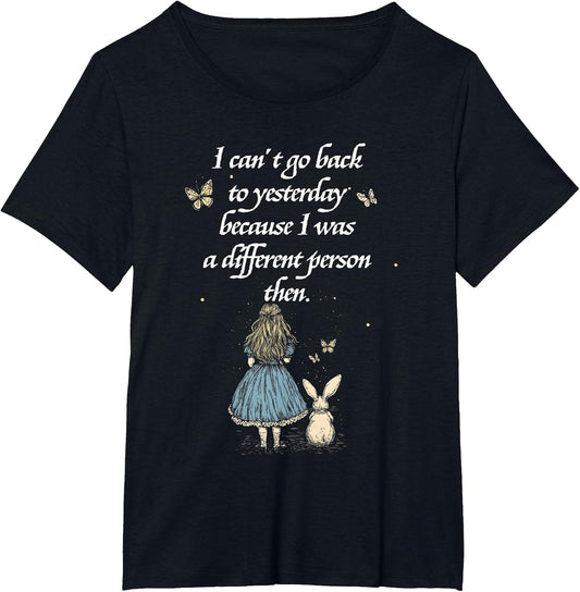 Alice in Wonderland Quote - Whimsical Fantasy World Novel