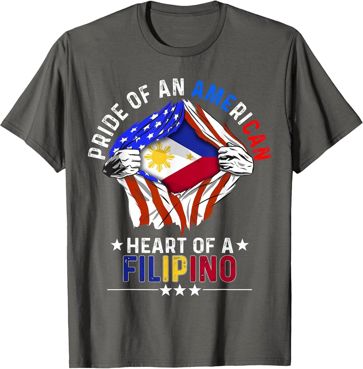 Filipina American America Pride Foreign Phillipines Flag