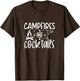 Campfires and Cocktails Funny Camper Camping Funny Drinking